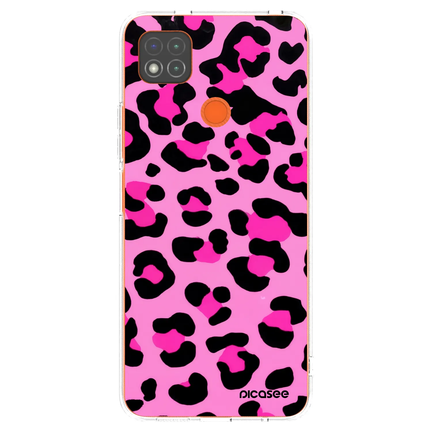 Picasee Xiaomi Redmi 9C Hülle - Transparentes Silikon - Pink Tiger