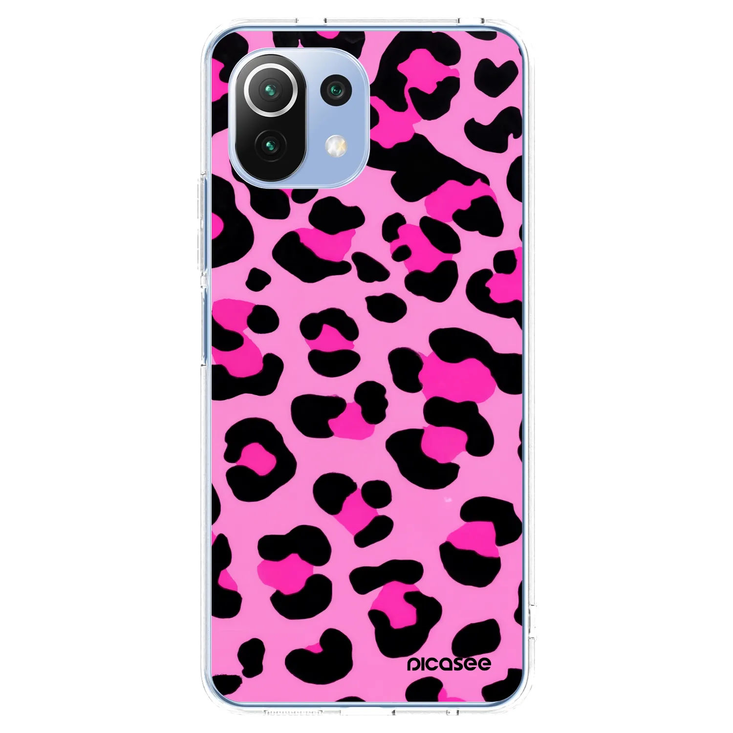 Picasee Xiaomi Mi 11 Lite Hülle - Transparentes Silikon - Pink Tiger