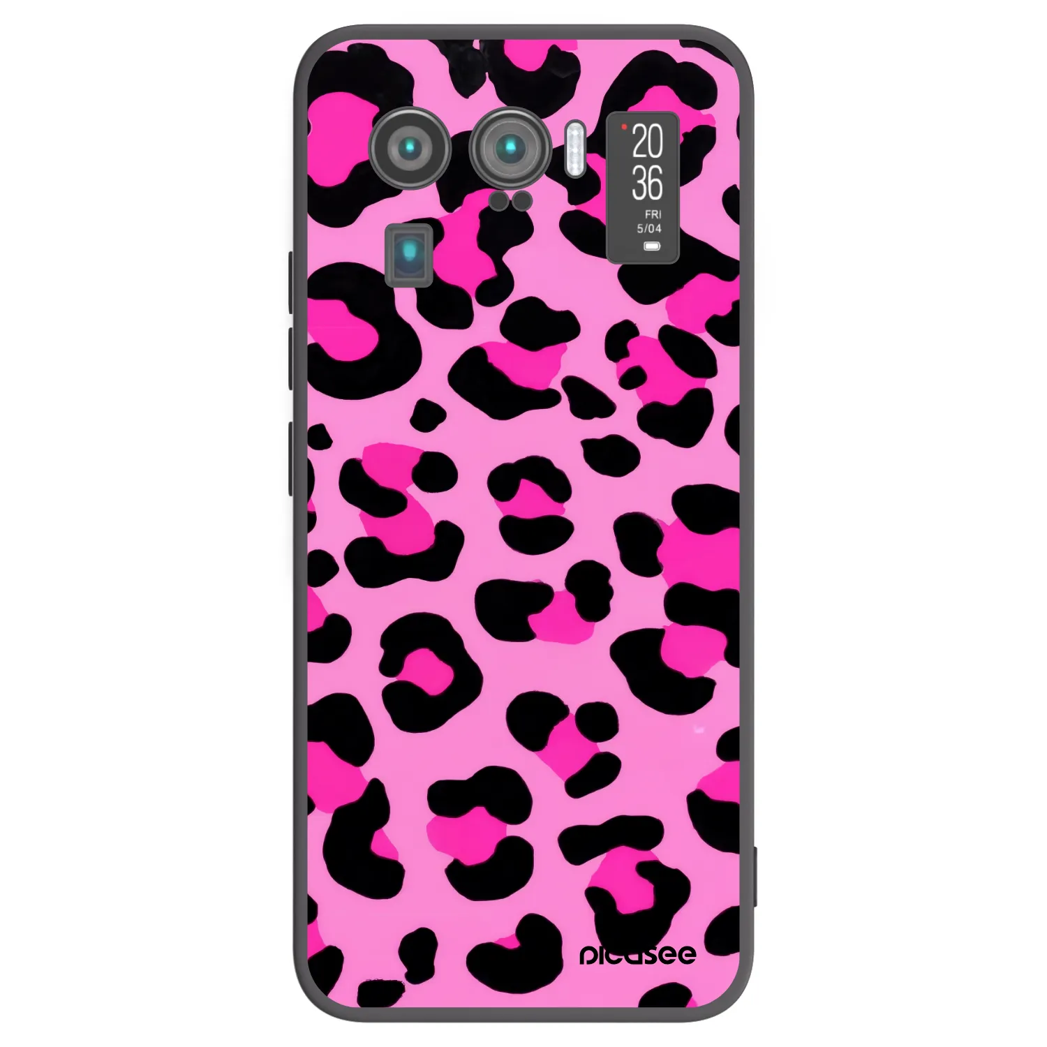Picasee Xiaomi Mi 11 Ultra Hülle - Schwarzes Silikon - Pink Tiger