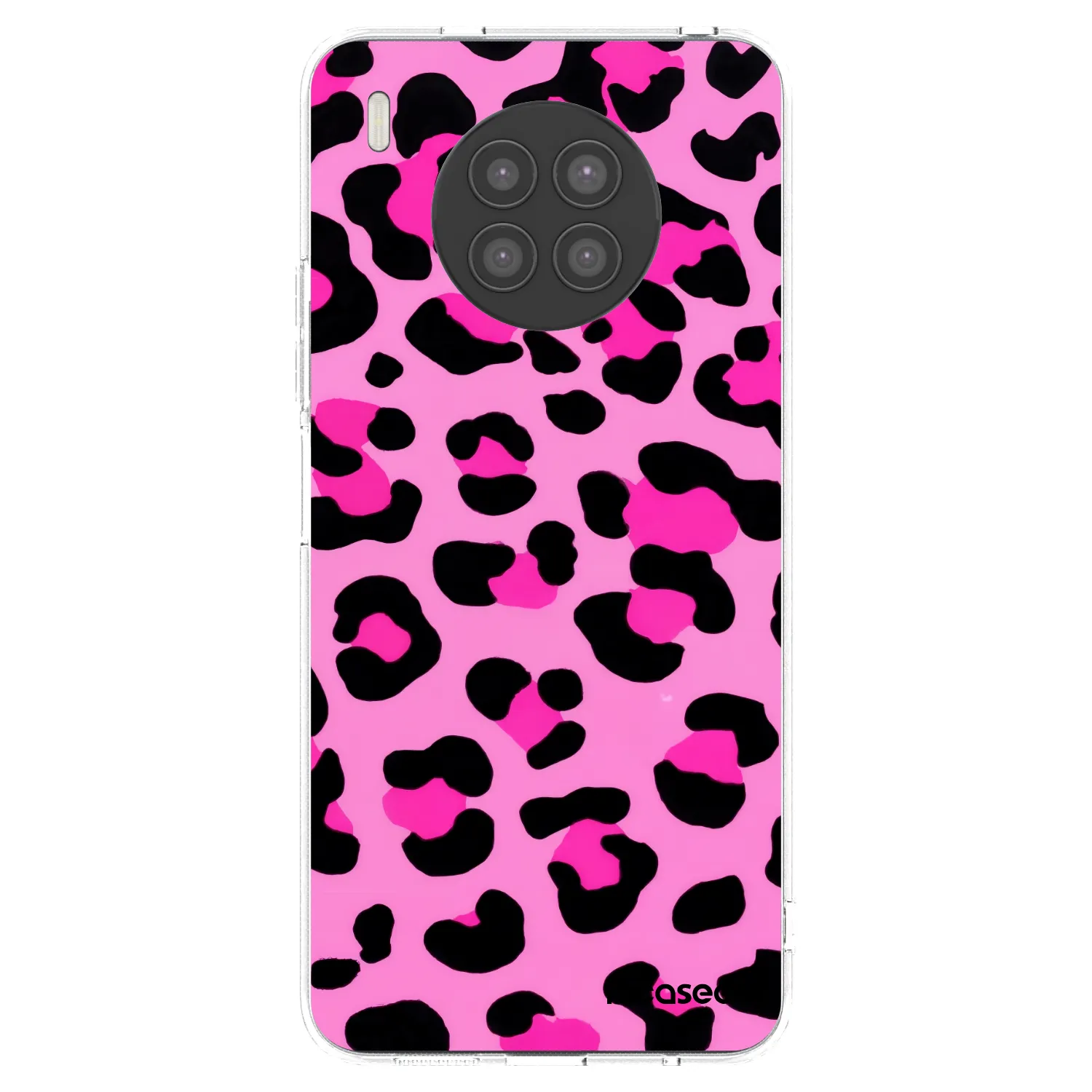 Picasee Huawei Nova 8i Hülle - Transparentes Silikon - Pink Tiger