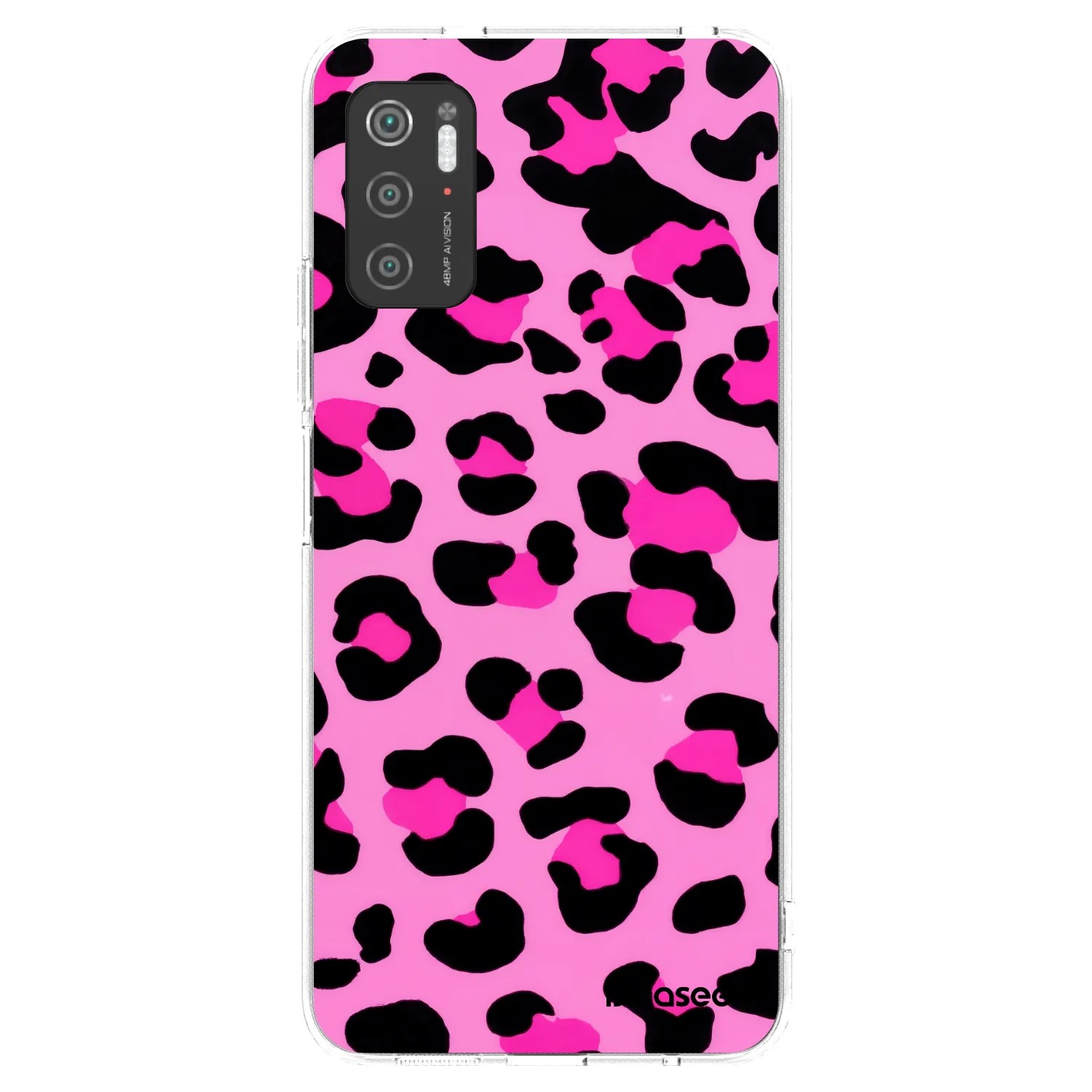 Picasee Xiaomi Poco M3 Pro 5G Hülle - Transparentes Silikon - Pink Tiger
