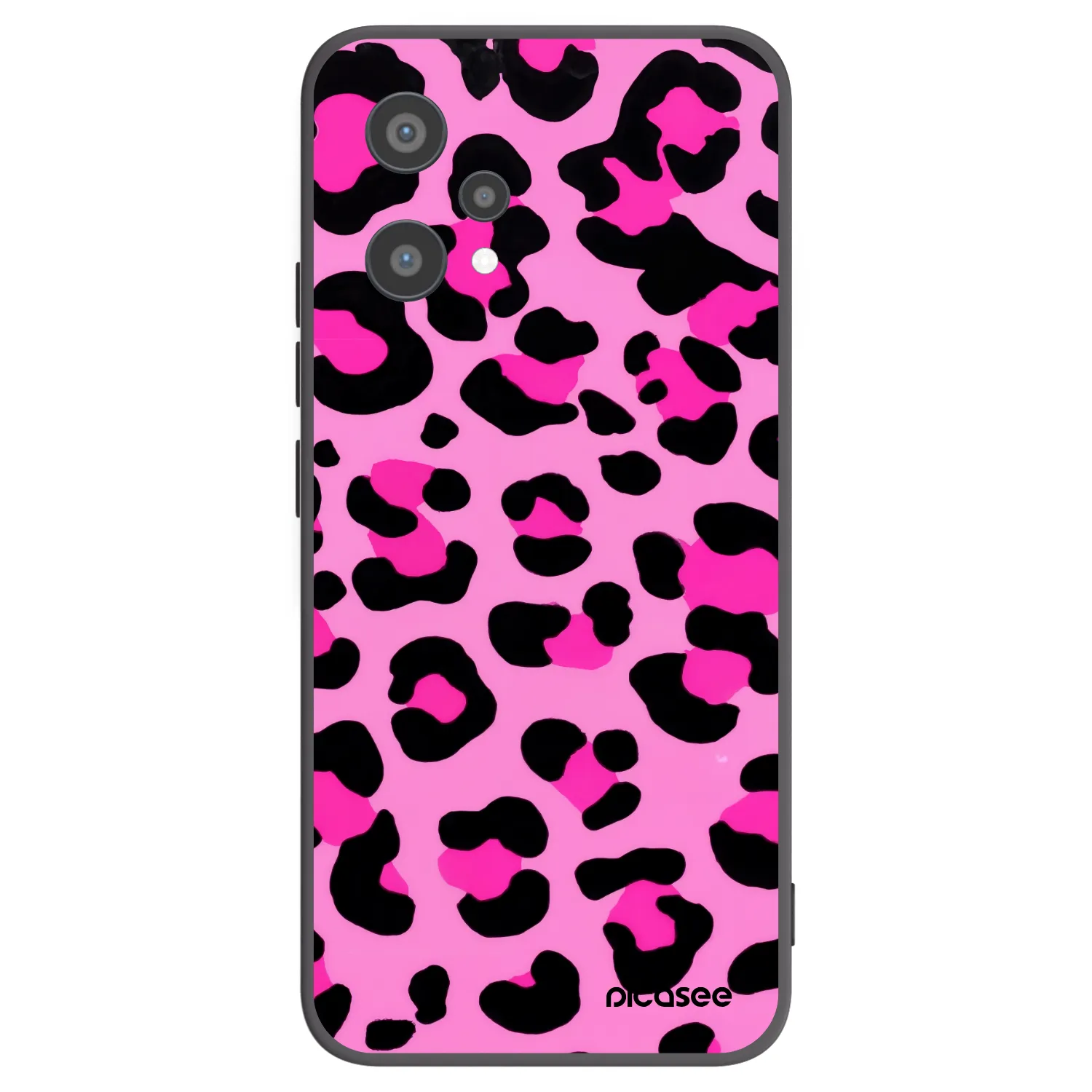 Picasee Realme 9 Pro 5G Hülle - Schwarzes Silikon - Pink Tiger