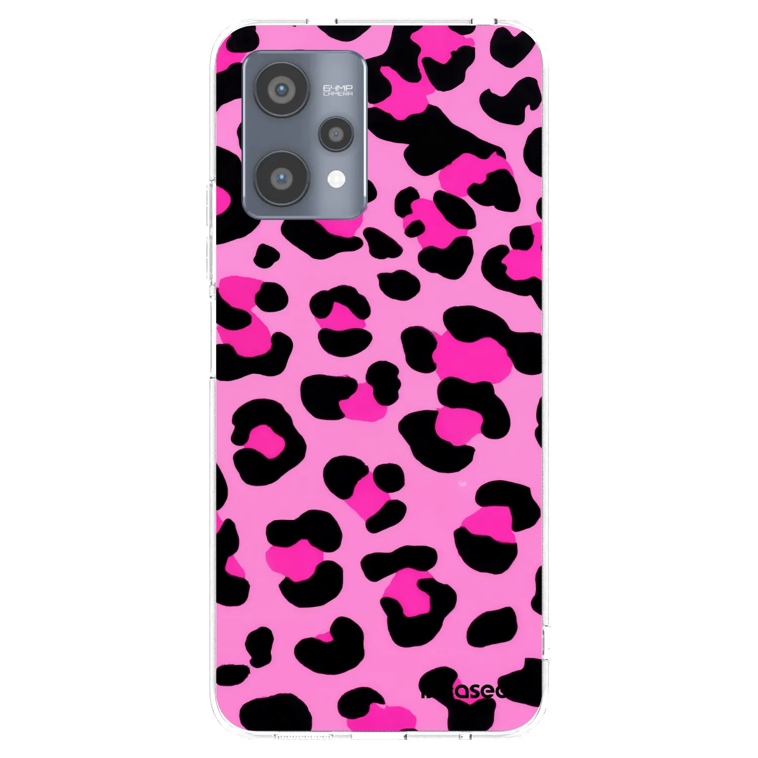 Picasee Realme 9 Pro 5G Hülle - Transparentes Silikon - Pink Tiger