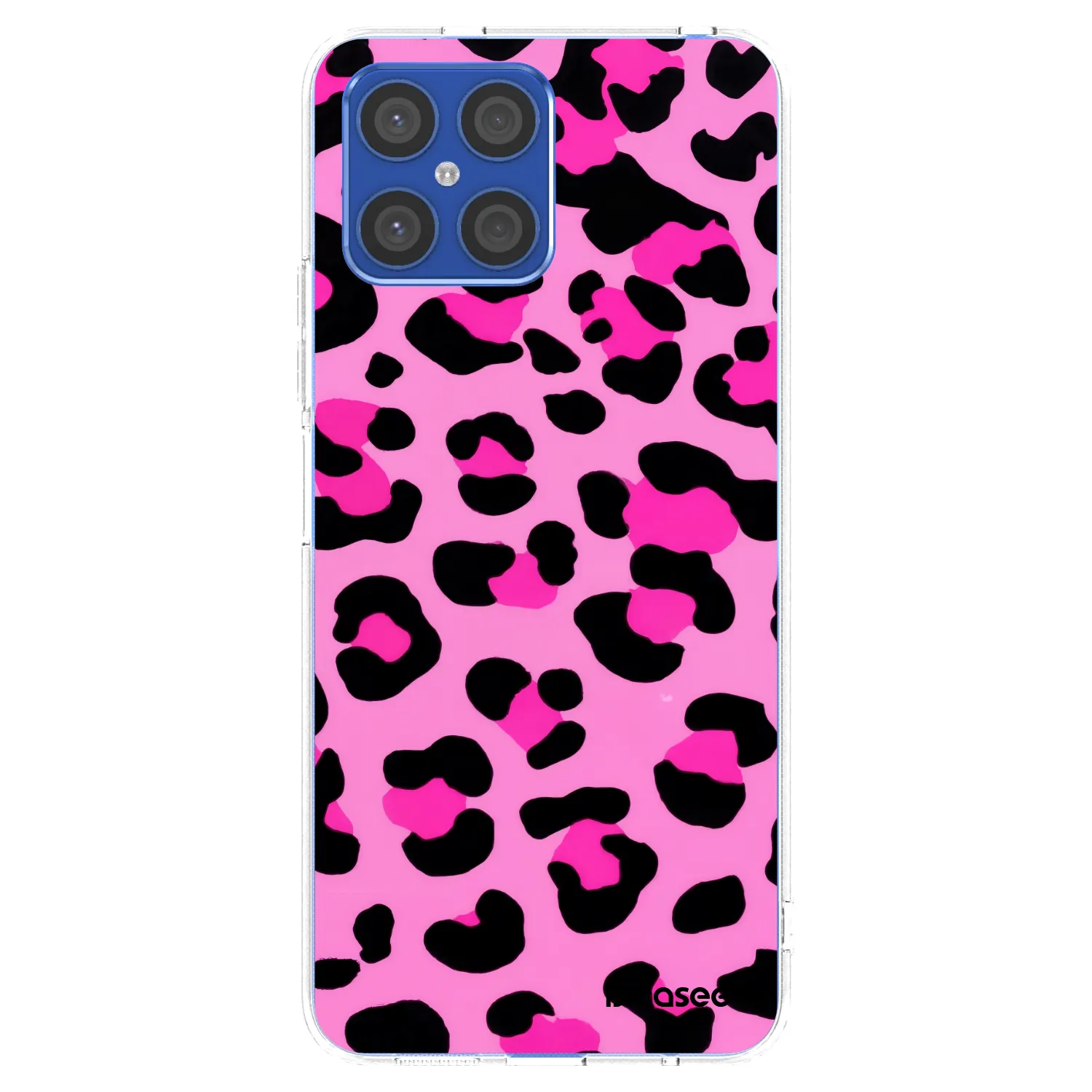 Picasee Honor X8 4G Hülle - Transparentes Silikon - Pink Tiger