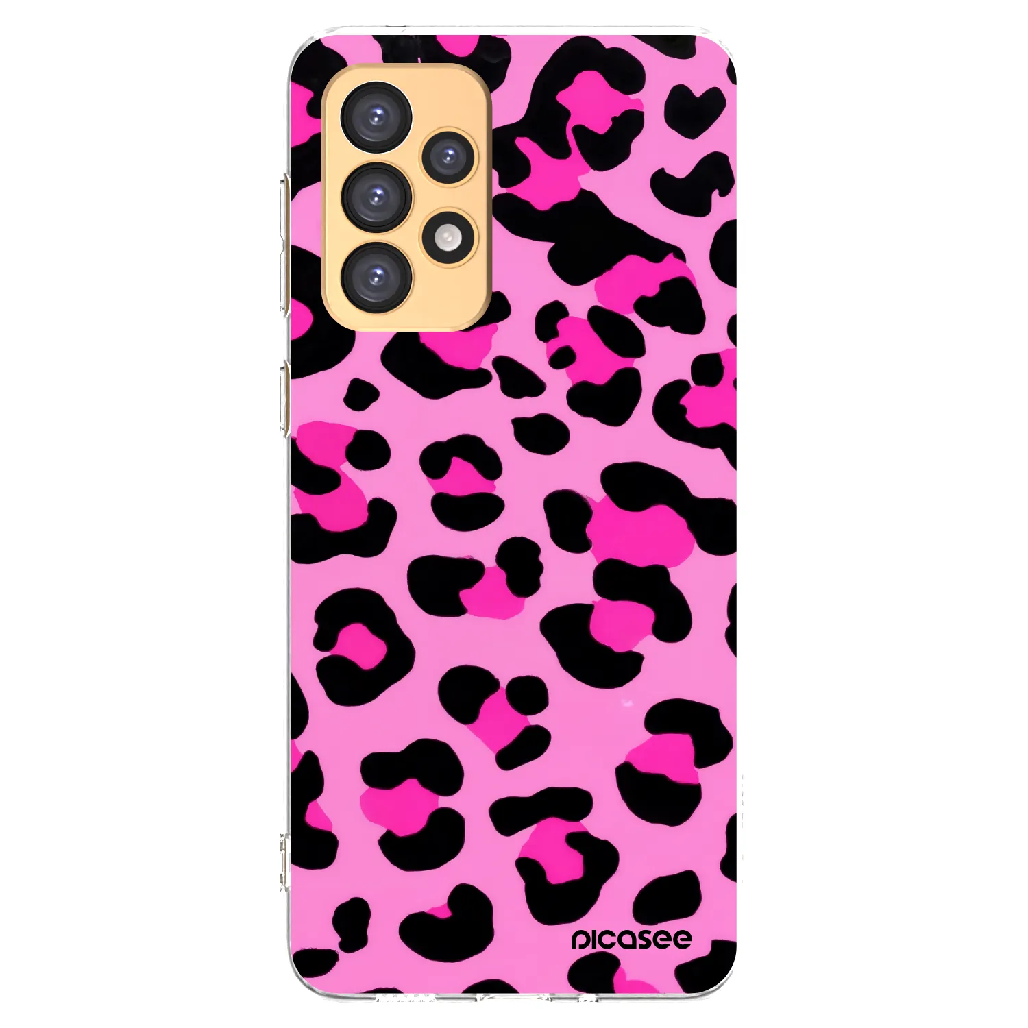 Picasee Samsung Galaxy A33 5G A336 Hülle - Transparentes Silikon - Pink Tiger