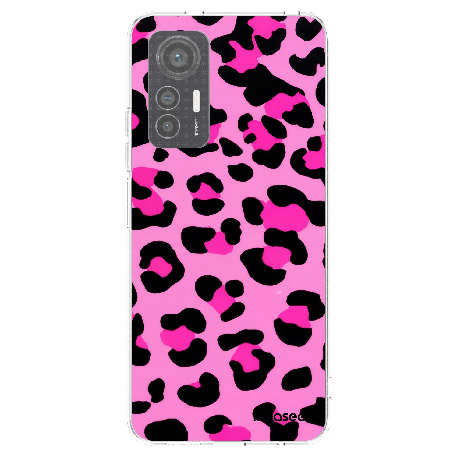 Picasee Xiaomi 12 Lite Hülle - Transparentes Silikon - Pink Tiger