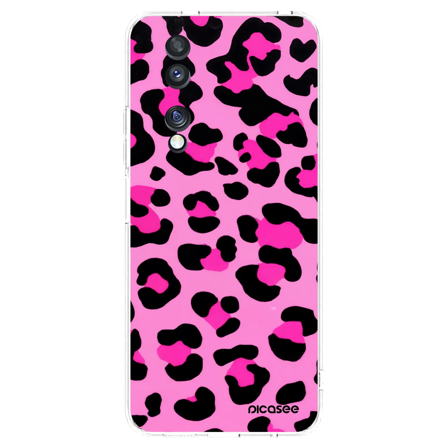 Picasee Honor 70 Hülle - Transparentes Silikon - Pink Tiger