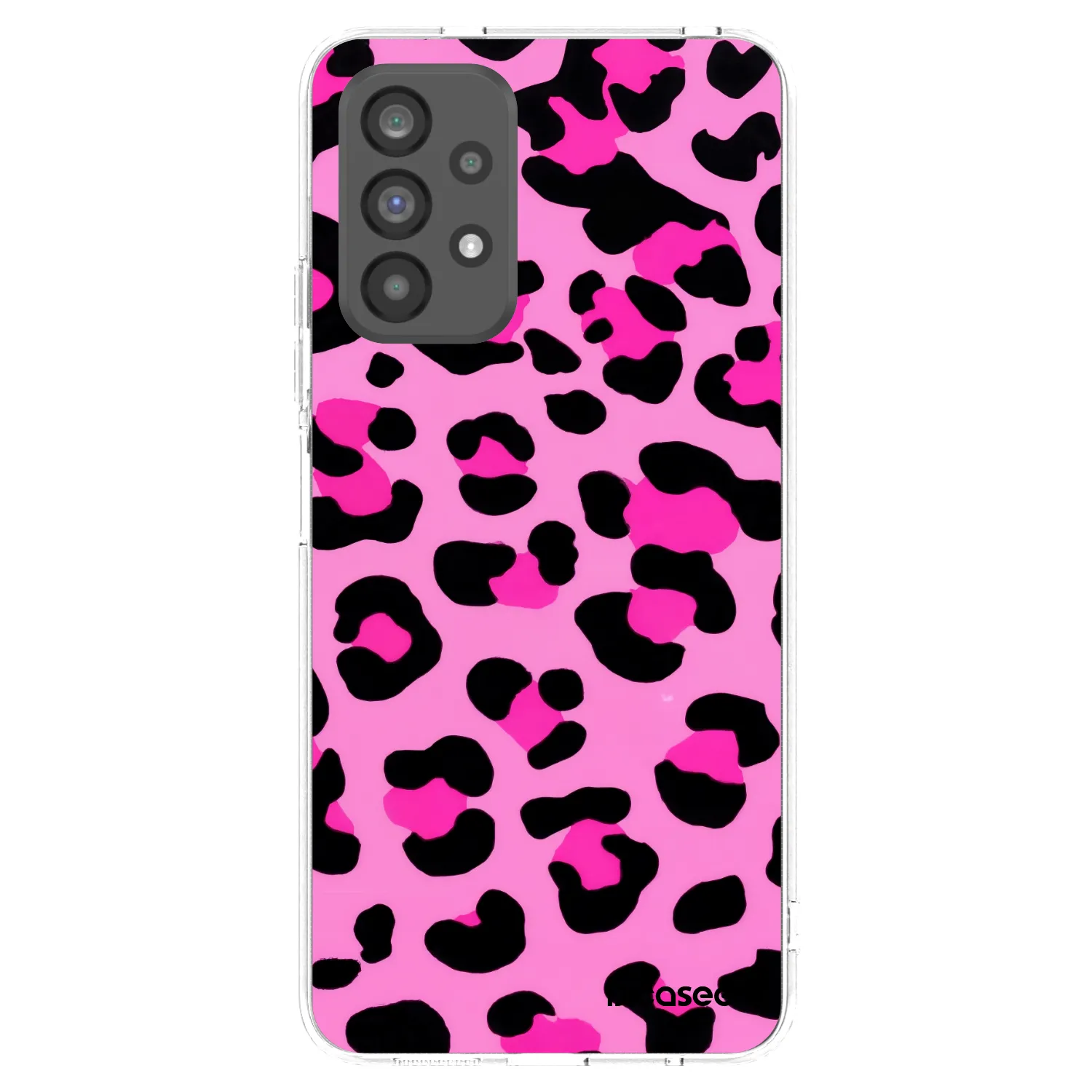 Picasee Samsung Galaxy A73 5G Hülle - Transparentes Silikon - Pink Tiger