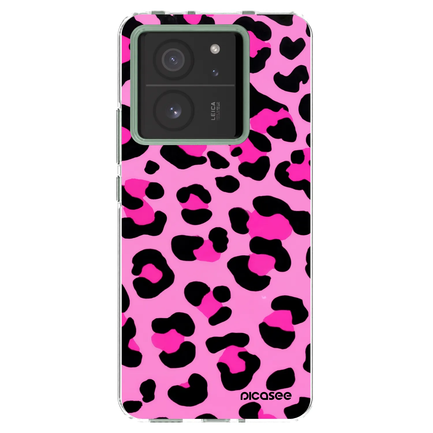 Picasee Xiaomi 13T Pro Hülle - Transparentes Silikon - Pink Tiger