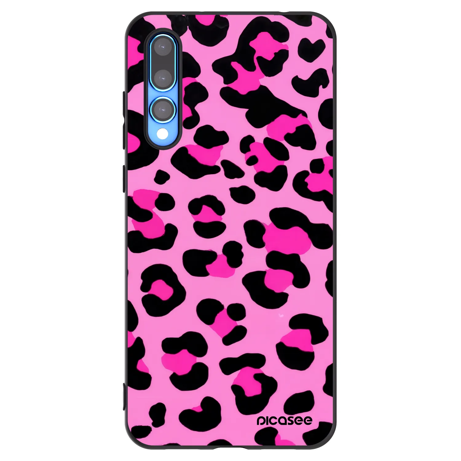 Picasee Huawei P20 Pro Hülle - Schwarzes Silikon - Pink Tiger