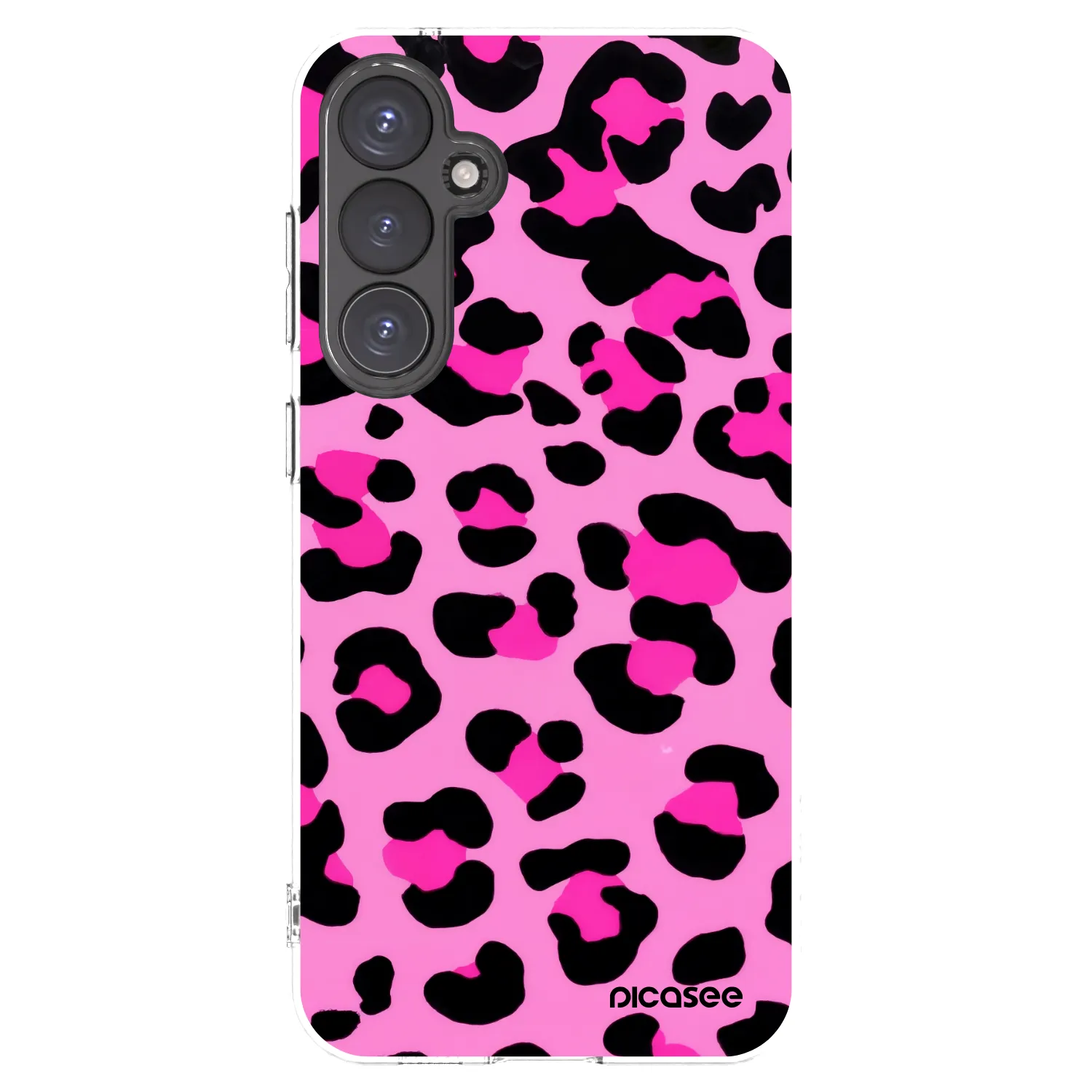 Picasee Samsung Galaxy S23 FE S711B Hülle - Transparentes Silikon - Pink Tiger