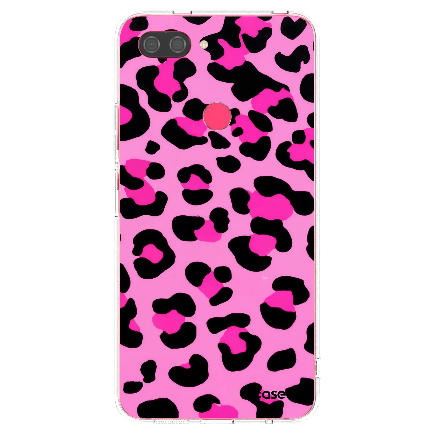 Picasee Xiaomi Mi 8 Lite Hülle - Transparentes Silikon - Pink Tiger