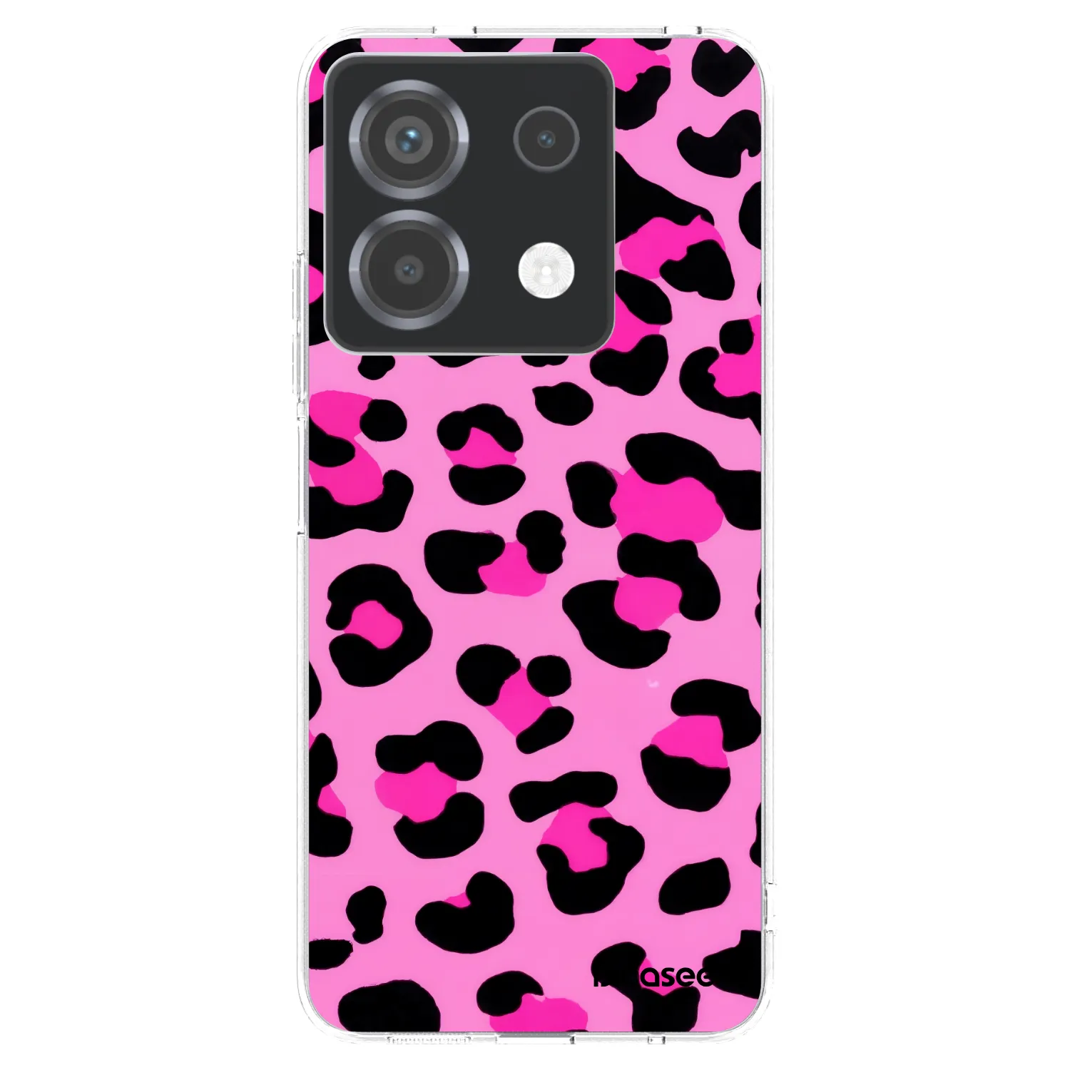 Picasee Xiaomi Poco X6 Hülle - Transparentes Silikon - Pink Tiger