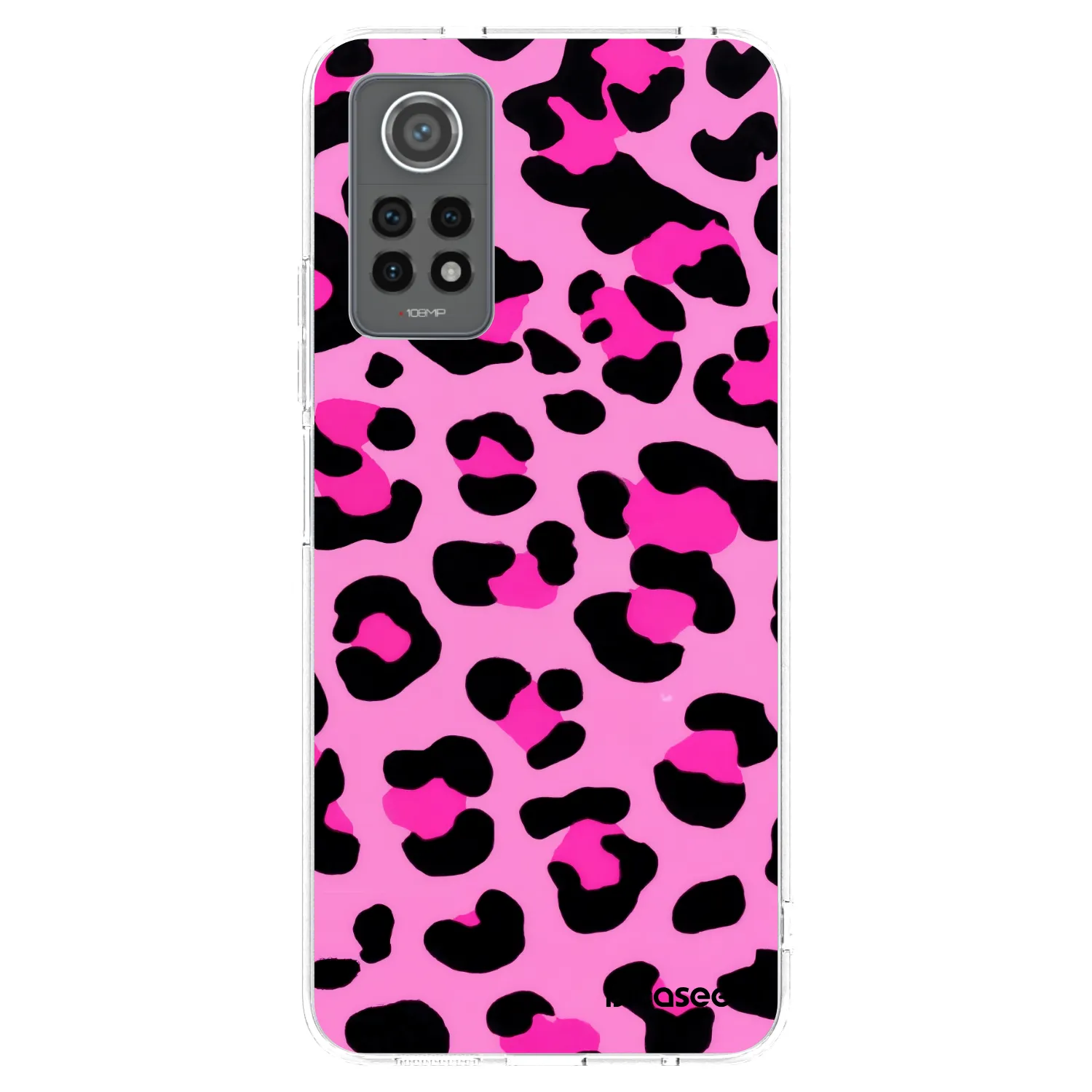 Picasee Xiaomi Redmi Note 12 Pro 4G Hülle - Transparentes Silikon - Pink Tiger