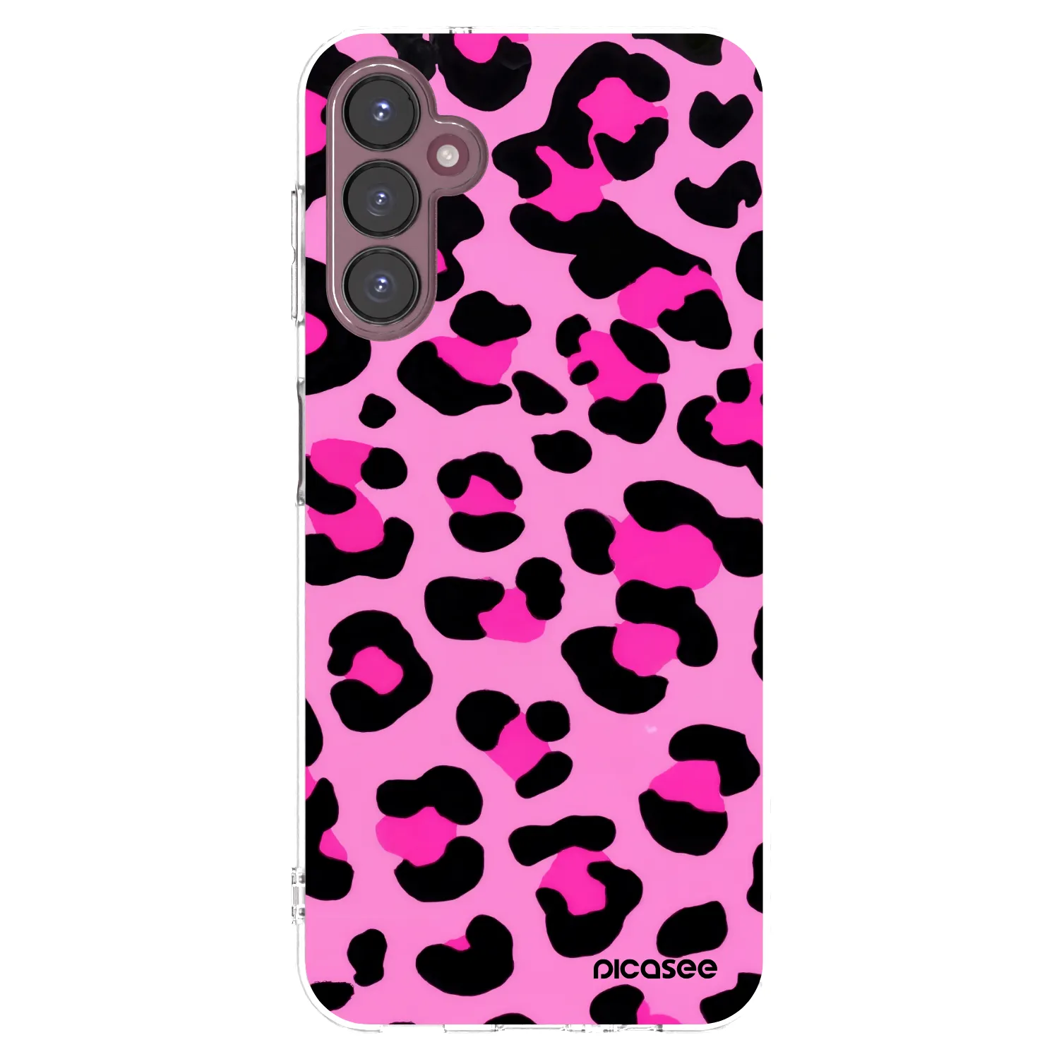 Picasee Samsung Galaxy A05s A057G Hülle - Transparentes Silikon - Pink Tiger
