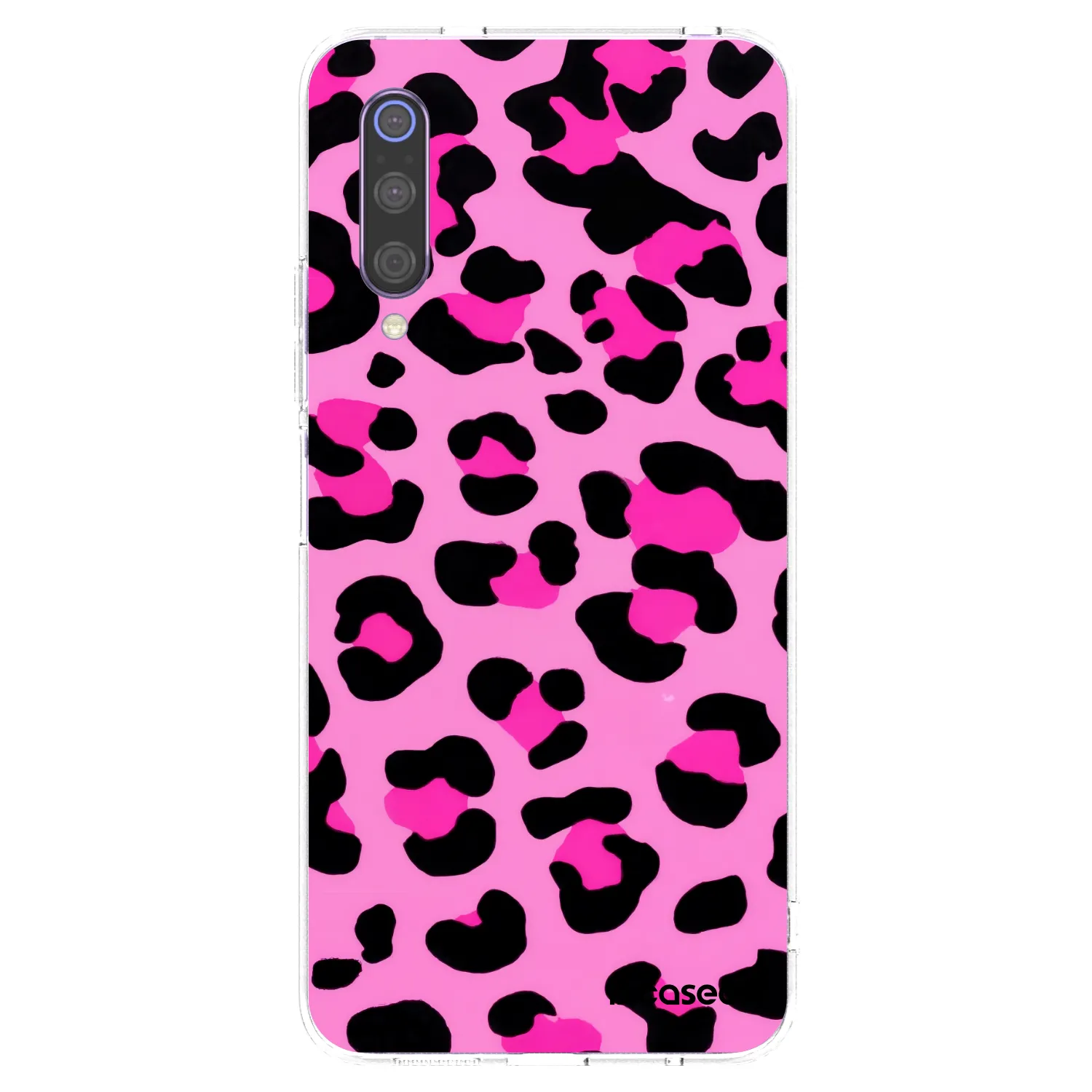 Picasee Xiaomi Mi 9 Hülle - Transparentes Silikon - Pink Tiger