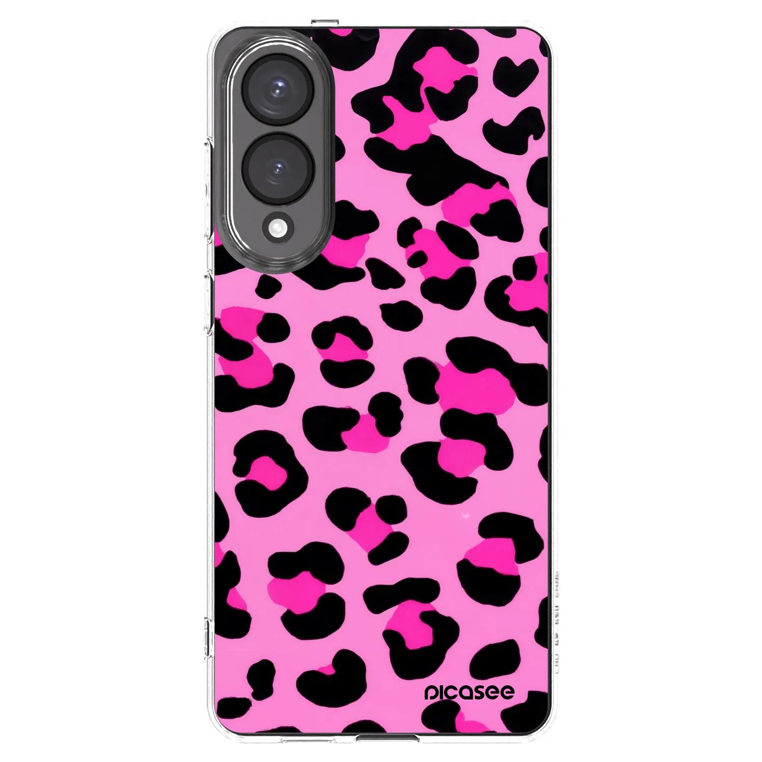 Picasee Samsung Galaxy S25 Edge 5G Hülle - Transparentes Silikon - Pink Tiger