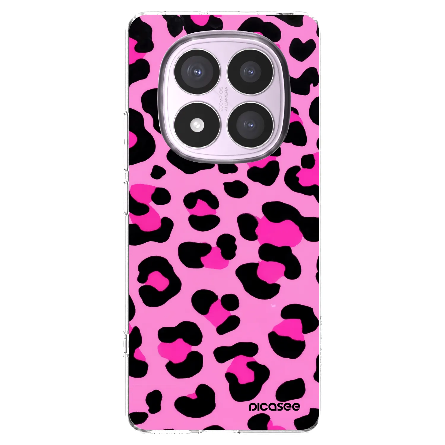 Picasee Xiaomi Redmi Note 14 Pro 4G Hülle - Transparentes Silikon - Pink Tiger