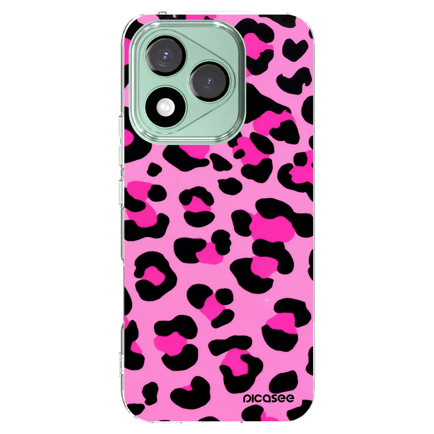 Picasee Honor 400 Lite 5G Hülle - Transparentes Silikon - Pink Tiger