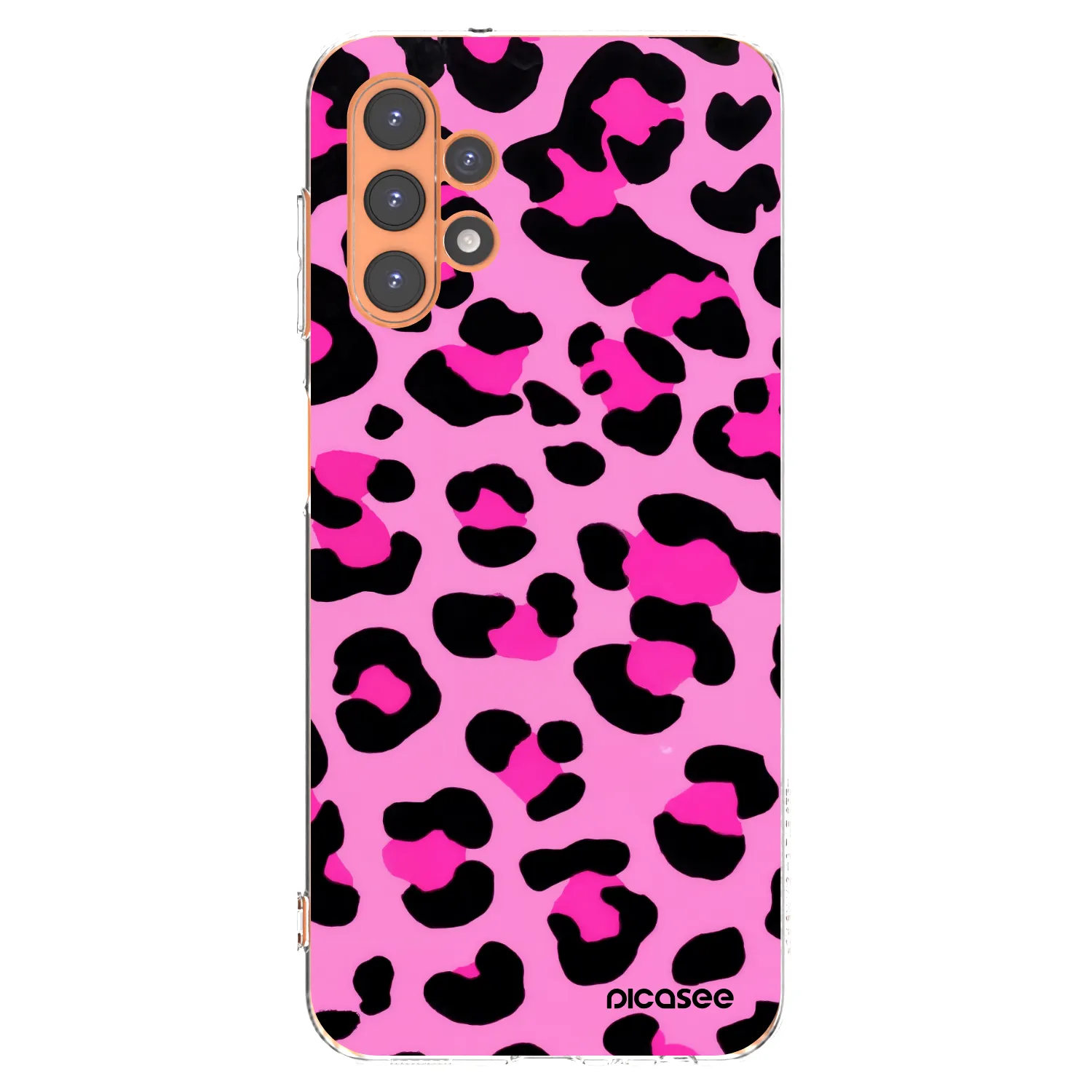 Picasee Samsung Galaxy A13 5G Hülle - Transparentes Silikon - Pink Tiger