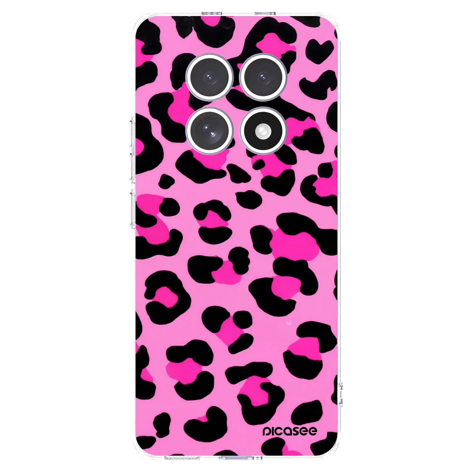 Picasee Xiaomi Redmi Note 15 Hülle - Transparentes Silikon - Pink Tiger