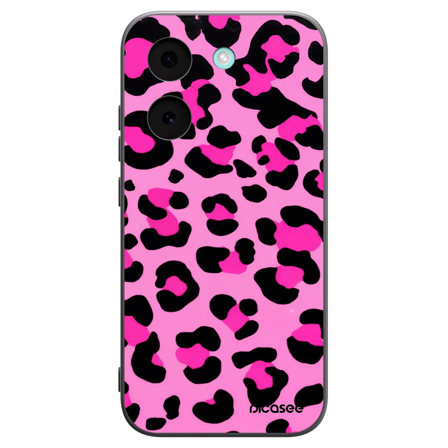 Picasee Xiaomi Poco X8 Pro Hülle - Schwarzes Silikon - Pink Tiger