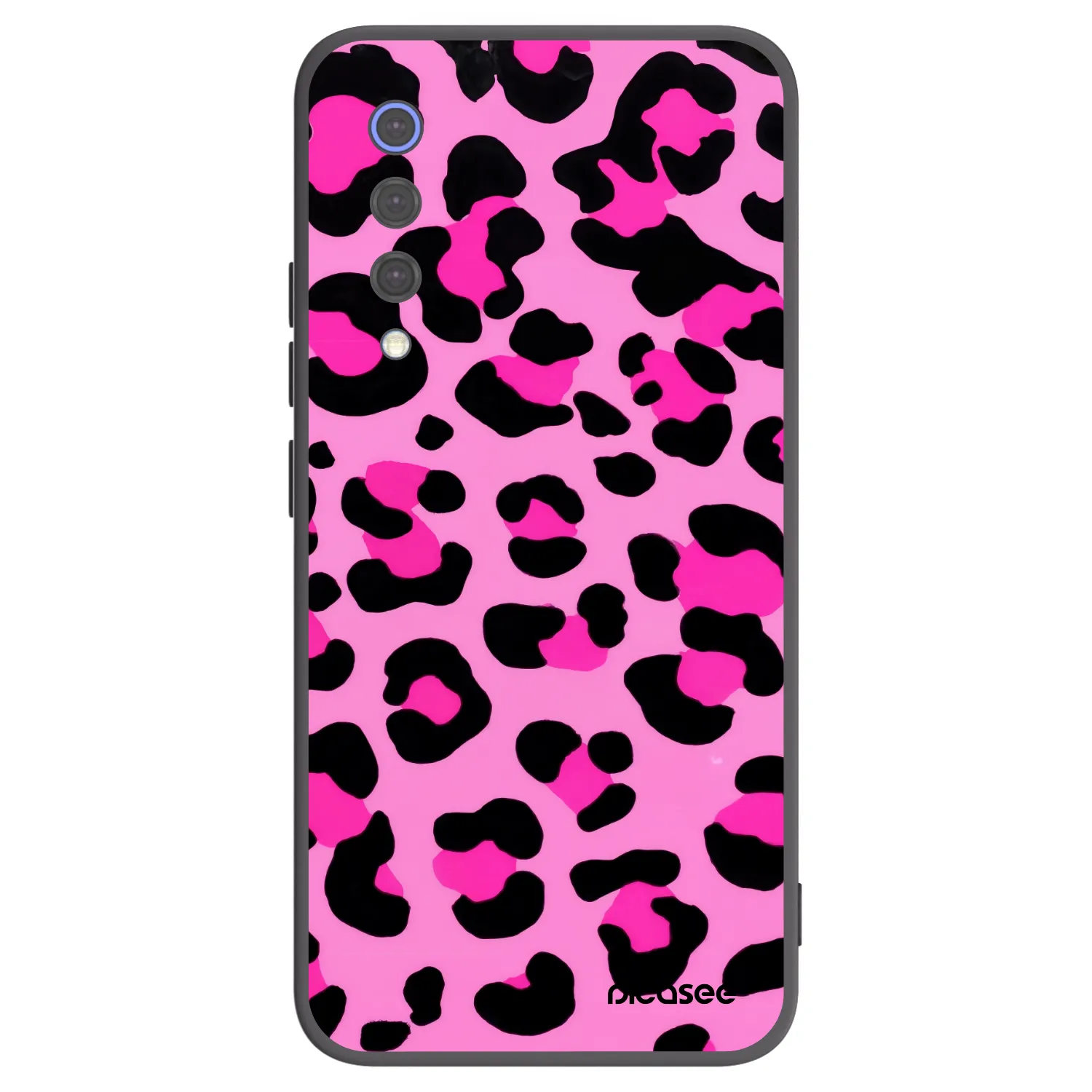 Picasee Xiaomi Mi 9 SE Hülle - Schwarzes Silikon - Pink Tiger