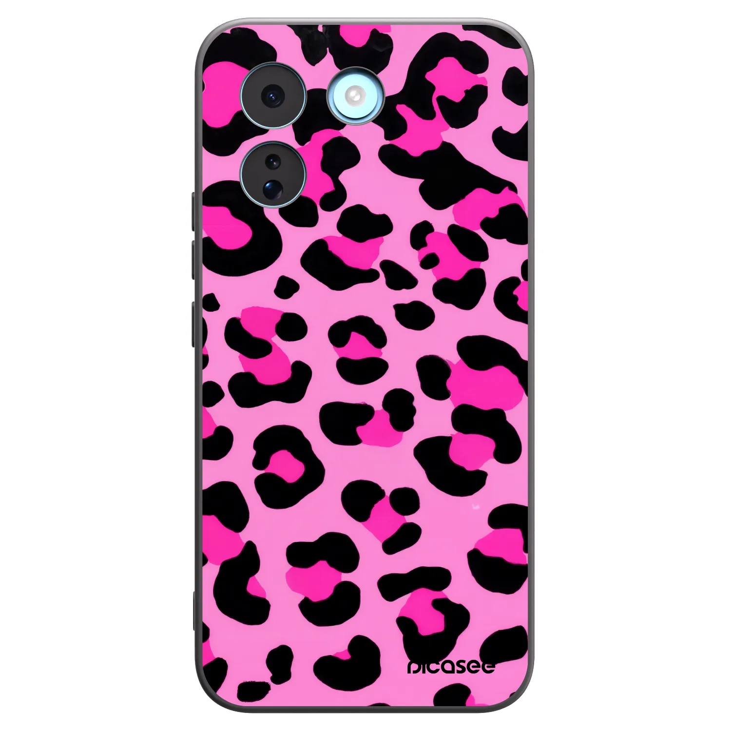 Picasee Xiaomi Redmi Note 17 Pro MAX 5G Hülle - Schwarzes Silikon - Pink Tiger