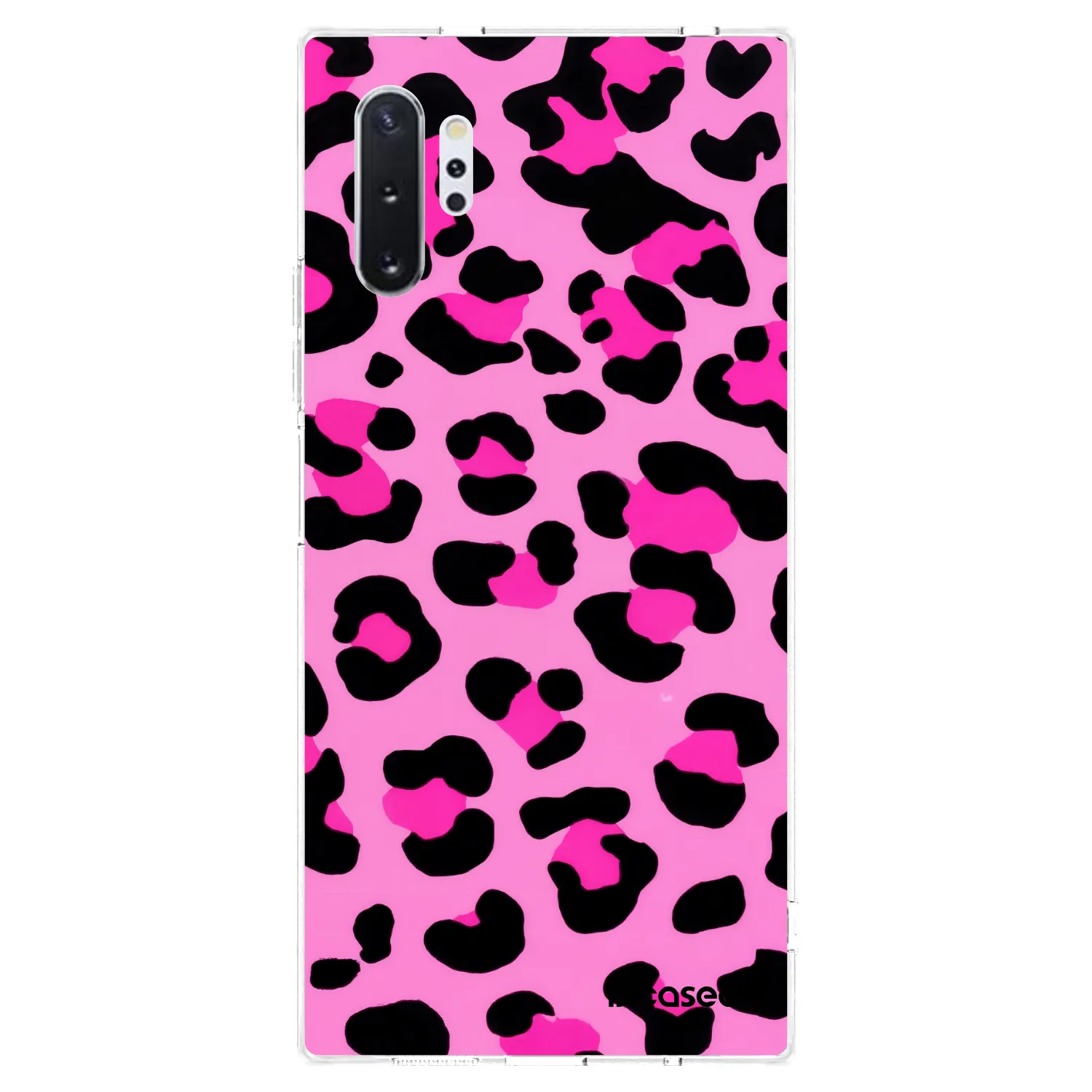 Picasee Samsung Galaxy Note 10+ N975F Hülle - Transparentes Silikon - Pink Tiger