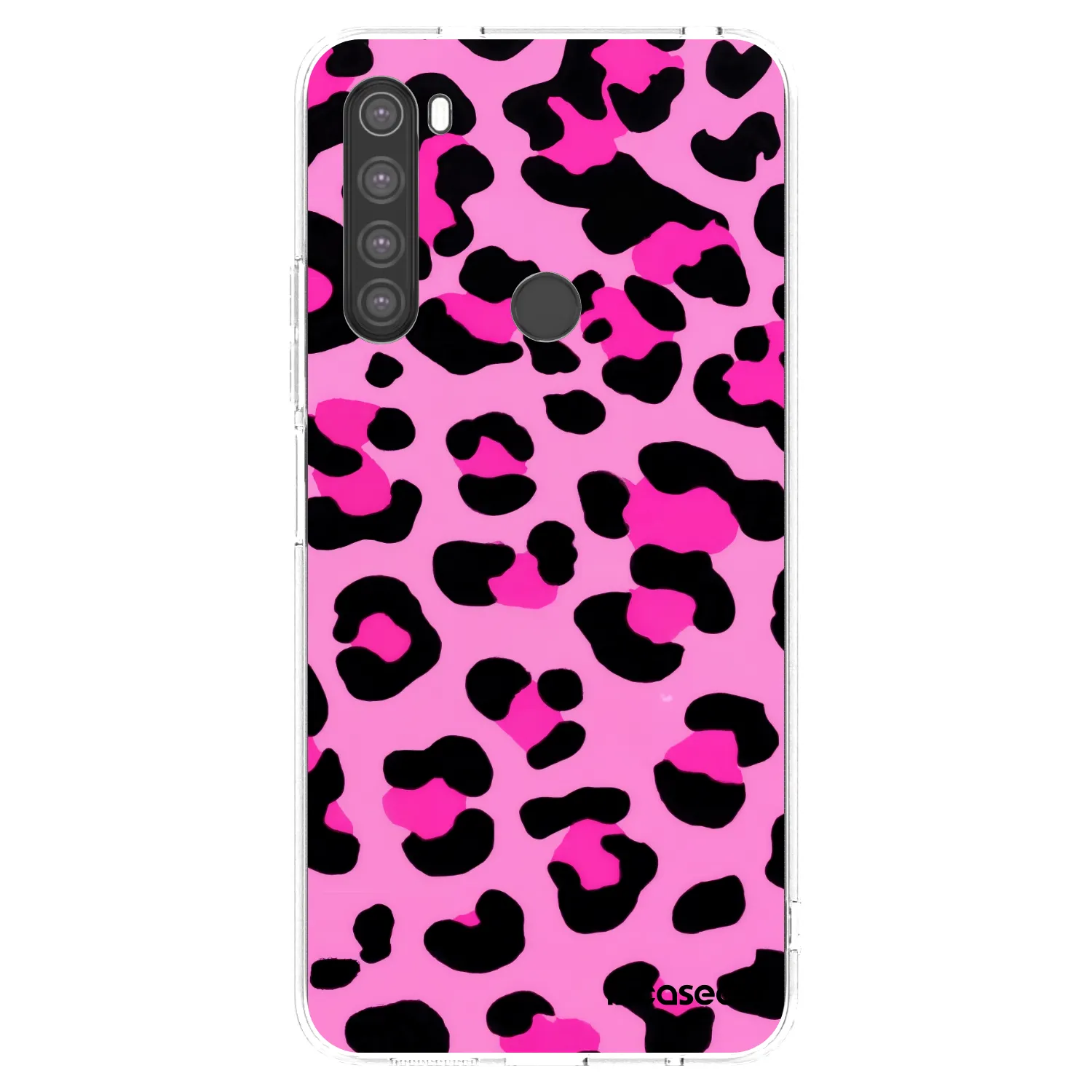 Picasee Xiaomi Redmi Note 8 Hülle - Transparentes Silikon - Pink Tiger