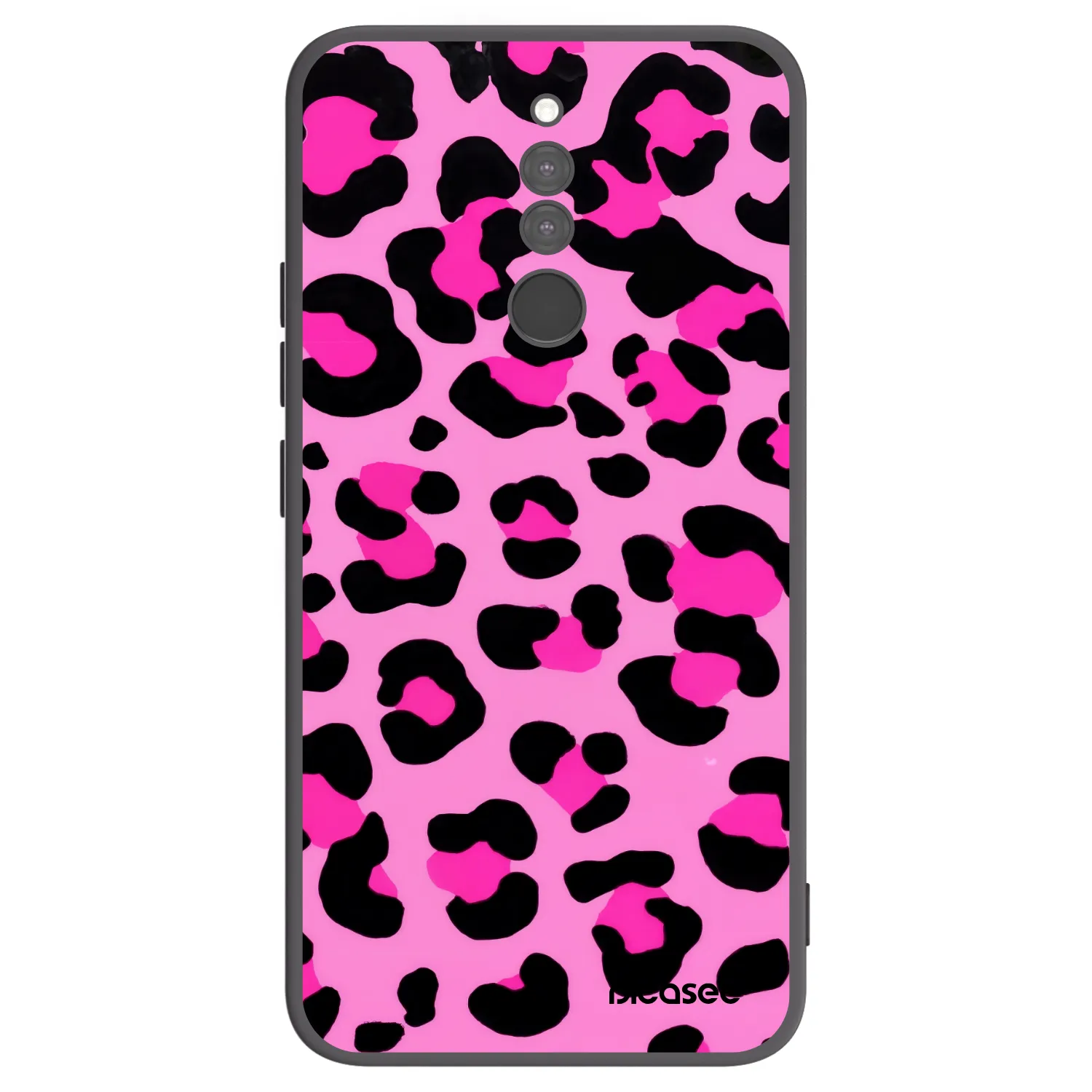 Picasee Xiaomi Redmi 8 Hülle - Schwarzes Silikon - Pink Tiger