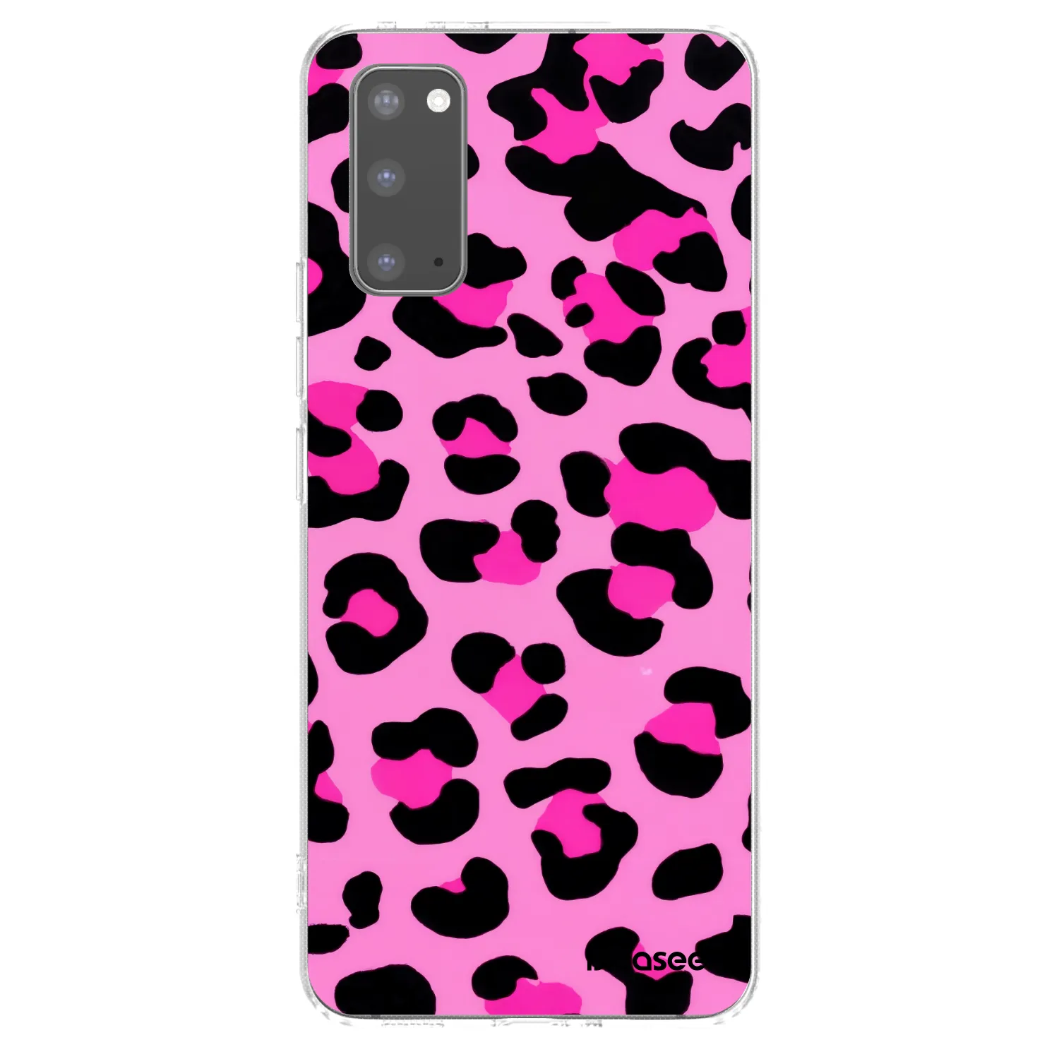 Picasee Samsung Galaxy S20 G980F Hülle - Transparentes Silikon - Pink Tiger