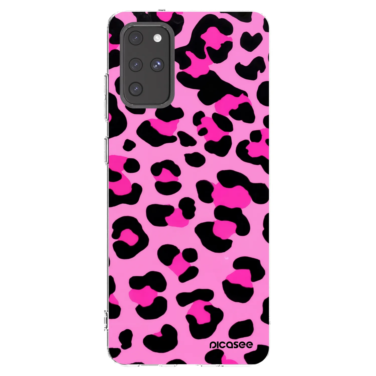 Picasee Samsung Galaxy S20+ G985F Hülle - Transparentes Silikon - Pink Tiger