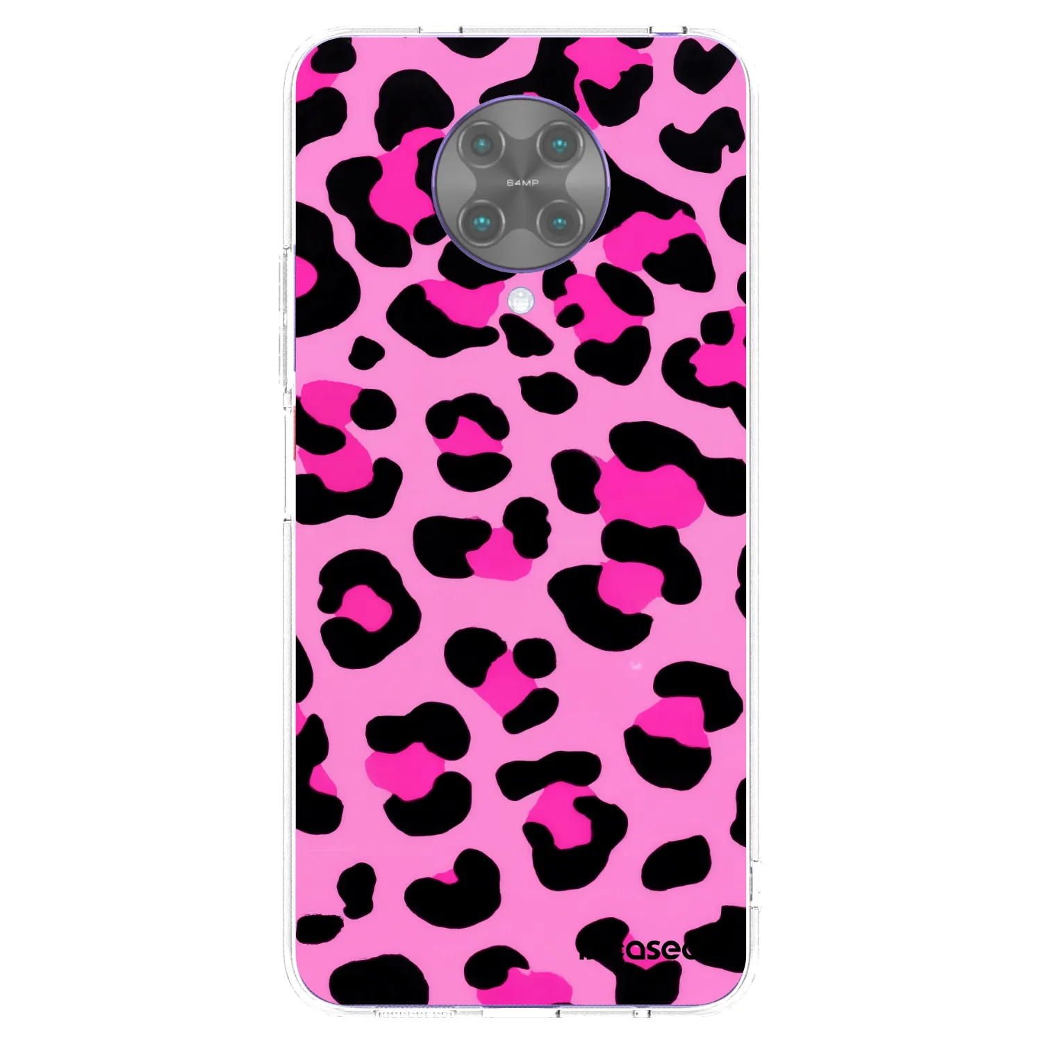 Picasee Xiaomi Poco F2 Pro Hülle - Transparentes Silikon - Pink Tiger