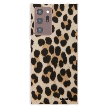 Picasee Samsung Galaxy Note 20 Ultra Hülle - Transparentes Silikon - Brown Tiger