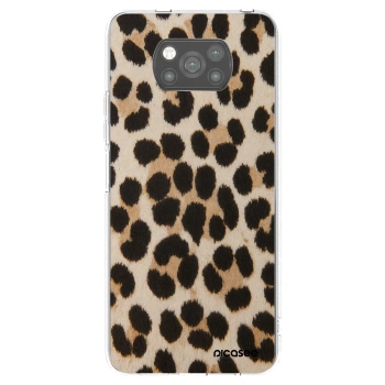 Picasee Xiaomi Poco X3 Pro Hülle - Schwarzes Silikon - Brown Tiger