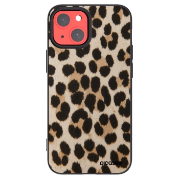 Picasee Apple iPhone 13 mini Hülle - Schwarzes Silikon - Brown Tiger