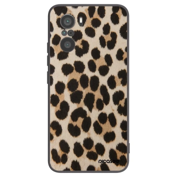 Picasee Xiaomi Poco F3 Hülle - Schwarzes Silikon - Brown Tiger