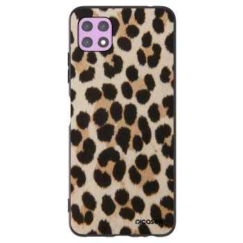 Picasee Samsung Galaxy A22 A226B 5G Hülle - Schwarzes Silikon - Brown Tiger