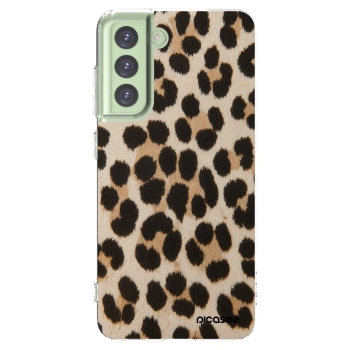 Picasee Samsung Galaxy S21 FE 5G Hülle - Transparentes Silikon - Brown Tiger