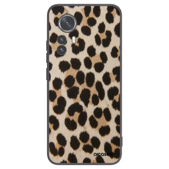 Picasee Xiaomi 12 Pro Hülle - Schwarzes Silikon - Brown Tiger
