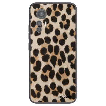 Picasee Xiaomi 12 Lite Hülle - Schwarzes Silikon - Brown Tiger