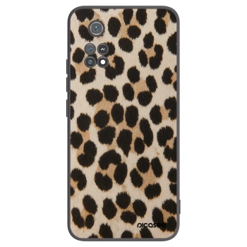 Picasee Xiaomi Poco M4 Pro Hülle - Schwarzes Silikon - Brown Tiger