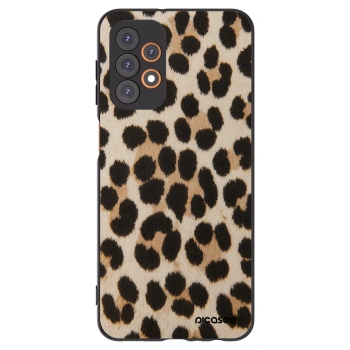 Picasee Samsung Galaxy A23 A236B 5G Hülle - Schwarzes Silikon - Brown Tiger