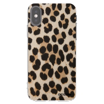 Picasee Apple iPhone X/XS Hülle - Transparentes Silikon - Brown Tiger