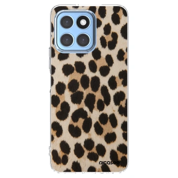 Picasee Honor X6 Hülle - Transparentes Silikon - Brown Tiger