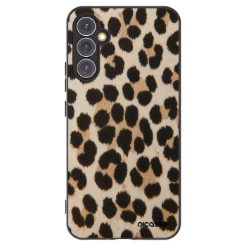 Picasee Samsung Galaxy A34 5G A346B Hülle - Schwarzes Silikon - Brown Tiger
