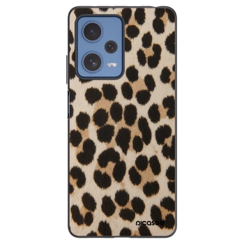 Picasee Xiaomi Redmi Note 12 Pro 5G Hülle - Schwarzes Silikon - Brown Tiger