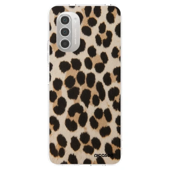 Picasee Motorola Moto G51 Hülle - Transparentes Silikon - Brown Tiger