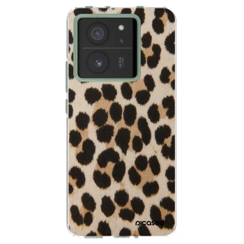 Picasee Xiaomi 13T Hülle - Transparentes Silikon - Brown Tiger